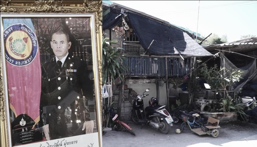 บ้านสังกะสี แม่พิการ ยายอายุ 102 แต่ จ่าโอม ยังเลือกยืนแนวหน้าสละชีวิตปกป้องอธิปไตยสัญญาจะกลับมาเริ่มชีวิตใหม่…แต่ไม่ทันได้ทำ