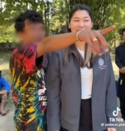 งงกันเป็นแถว? ‘กานต์ สุดารัตน์’ ภูมิใจไทย ลงคลิปใส่เสื้อ ‘แพทองธาร’ ลงพื้นที่ แจกน้ำชาวบ้าน ชาวเน็ตแห่ถาม ‘เสื้อนายกฯอนุทินคือบ่ใส่’